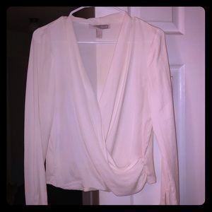 White L/S top